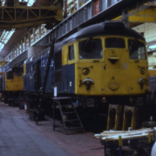 St Rollox Railway Works - interior